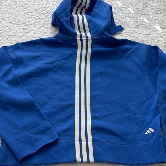 Adidas Farm Rio Royal Blue Hoodie with Butterfly Graphic Small NWT - Picture 5 of 5
